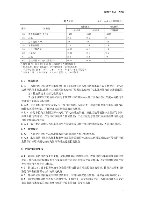 DB12 356-2018污水綜合排放標準(圖11)