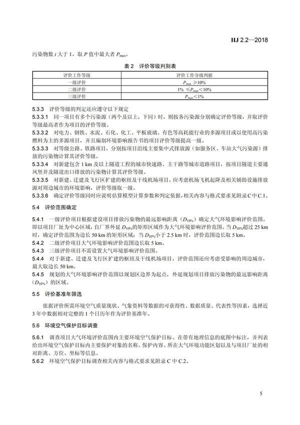 HJ 2.2-2018環境影響評價技術導則 大氣環境(圖11)