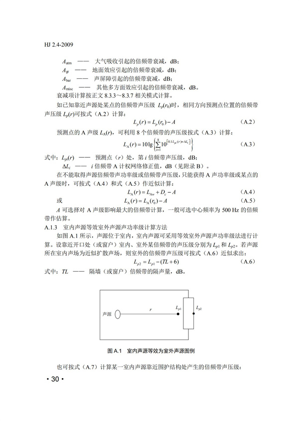 HJ2.4-2009環境影響評價技術導則 聲環境(圖30)